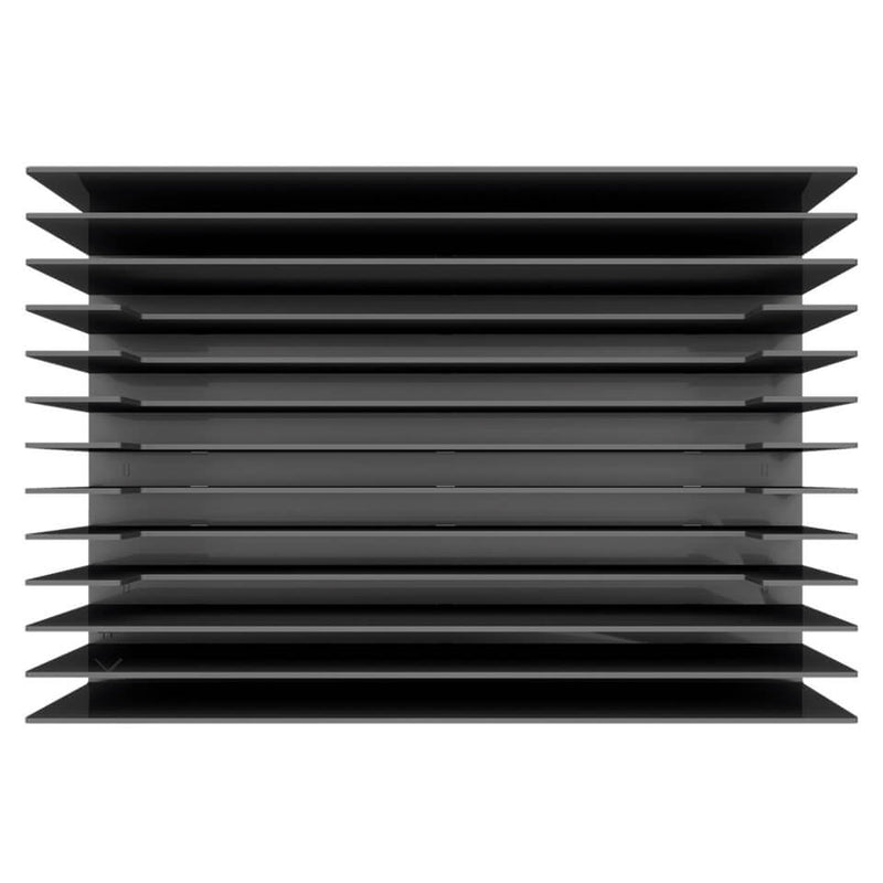 Braciere da Esterno a Legna in Acciaio 60x40x17,5 cm Flig Austin 60 Nero