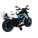 Moto Elettrica per Bambini 12V Motocross Enduro Blu