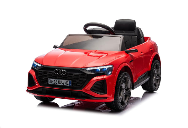 Macchina Elettrica per Bambini 12V Licenza Ufficiale Audi SQ8 E-Tron con Telecomando e Sedile Pelle Rosso prezzo
