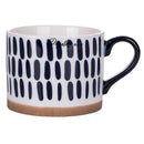 Set 2 Tazze Ø10x8 cm in New Bone China VdE Tivoli 1996 Masai Blue