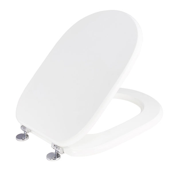 Copriwater Universale 35,1x46,3 cm in MDF Cerniere in Metallo Cromato Diana Bianco Lucido online