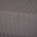 Set da Giardino Divano 2 Poltrone 1 Tavolino  Friendly Grigio