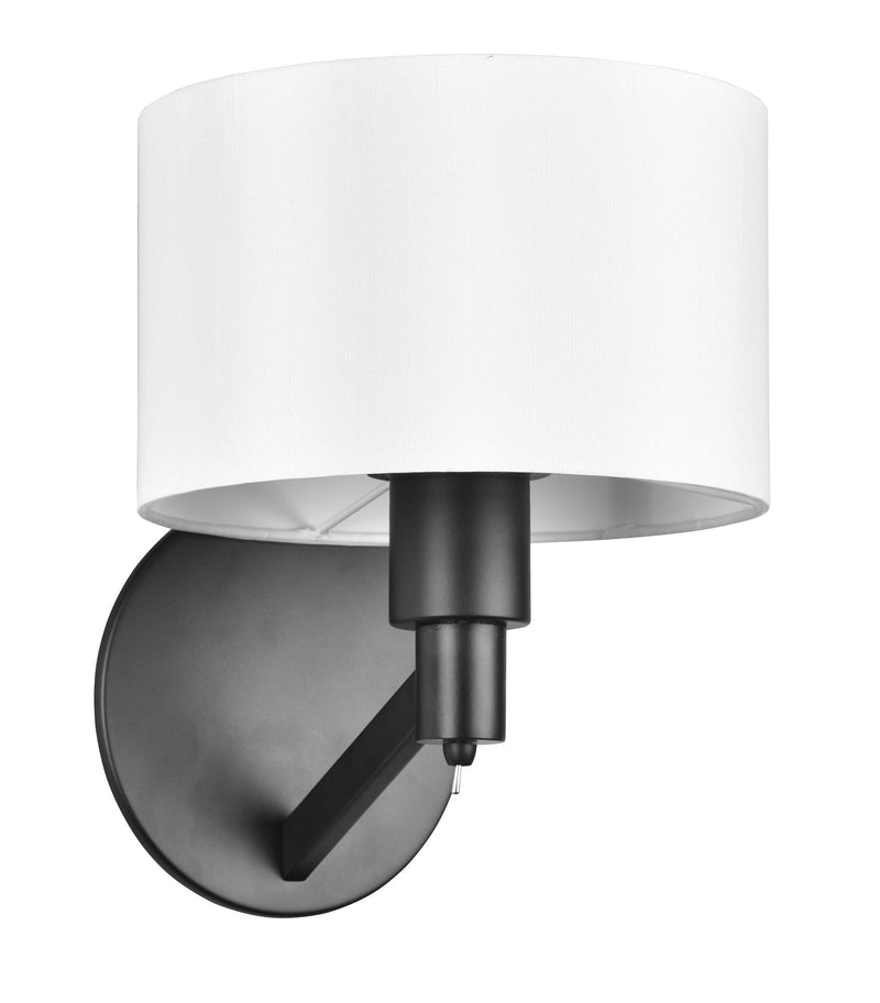 Applique da Interno Attacco E27 in Metallo Nero Opaco