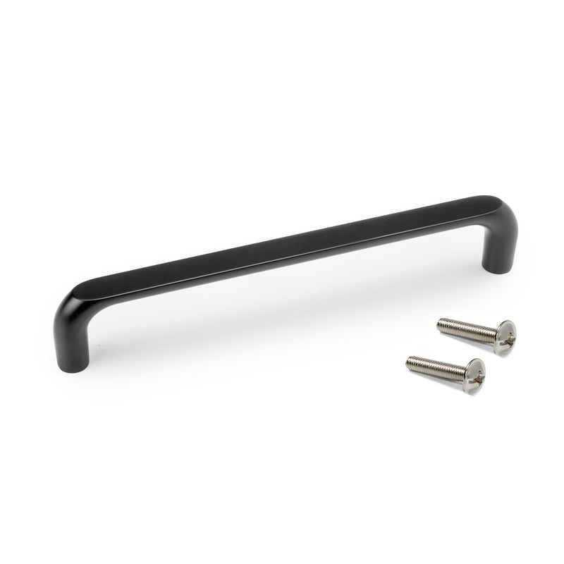 Set 20 Maniglie per Mobili 160 mm in Zama Emuca Zagreb Nero
