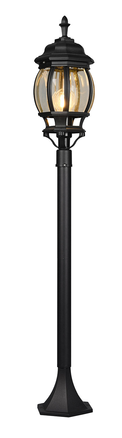 prezzo Lampada Palo da Esterno Attacco E27 in Alluminio Nero Opaco