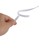 Zanzariera per porta 140x250 cm due veli in poliestere Bianco