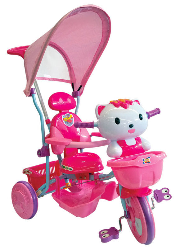 Kidfun Pink Kitten Dreirad Kinderwagen acquista