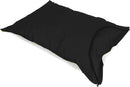 Cuscinone Slitta per Neve 160x110 cm in Acrilico Pomodone Scivolone Nero