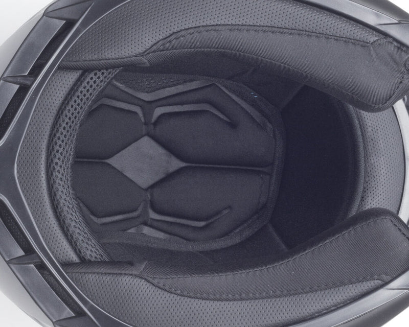 Casco Integrale per Bambino da Moto Cross CGM 209A Rocky Nero Opaco Varie Misure