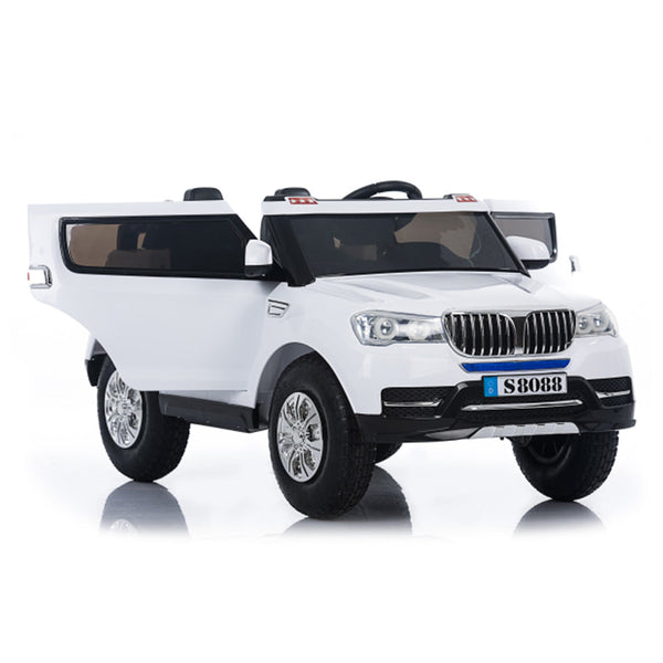 sconto Elektroauto für Kinder 12V 2 Sitze Pick Up Weiß