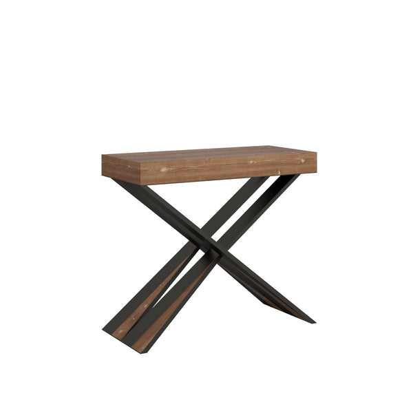 Consolle Allungabile 90-190x40x77 cm in Nobilitato Marrone online