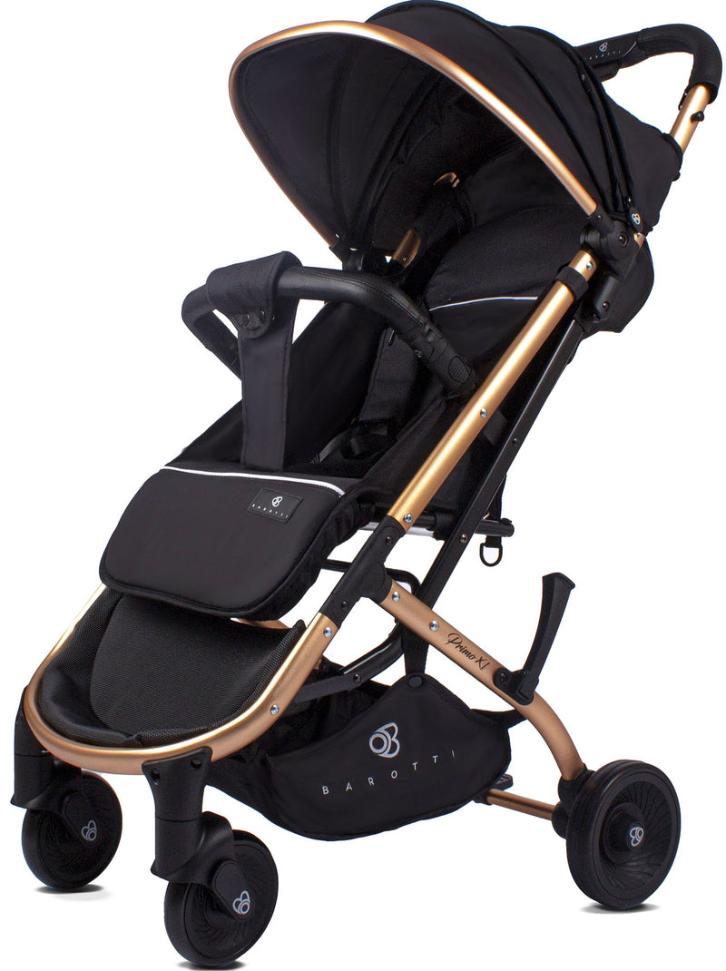 Passeggino Trolley Pieghevole per Bambini Barotti Primo XL Nero/Oro Rosa