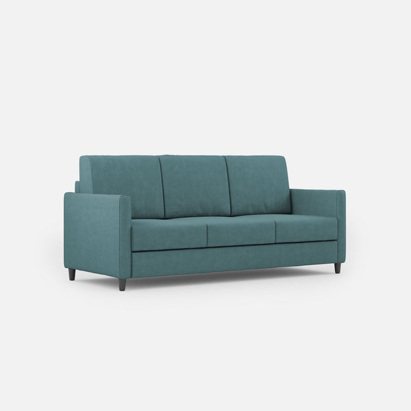 Divano 3 Posti 198x85x85 cm Karay in Tessuto Petrolio online