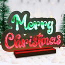 Scritta Merry Christmas Infinity 40 cm Addobbo Luminoso Decorazione LED Natalizia