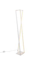 Piantana da Interno a led in Metallo Bianco Opaco