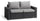 2-Sitzer Gartensofa 141 x 68 x 71,5 cm aus Harz Keter California Anthrazit