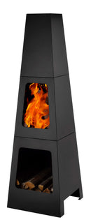 Stufa Braciere a Legna o Carbone da Esterno Qlima FFW1036 Nero