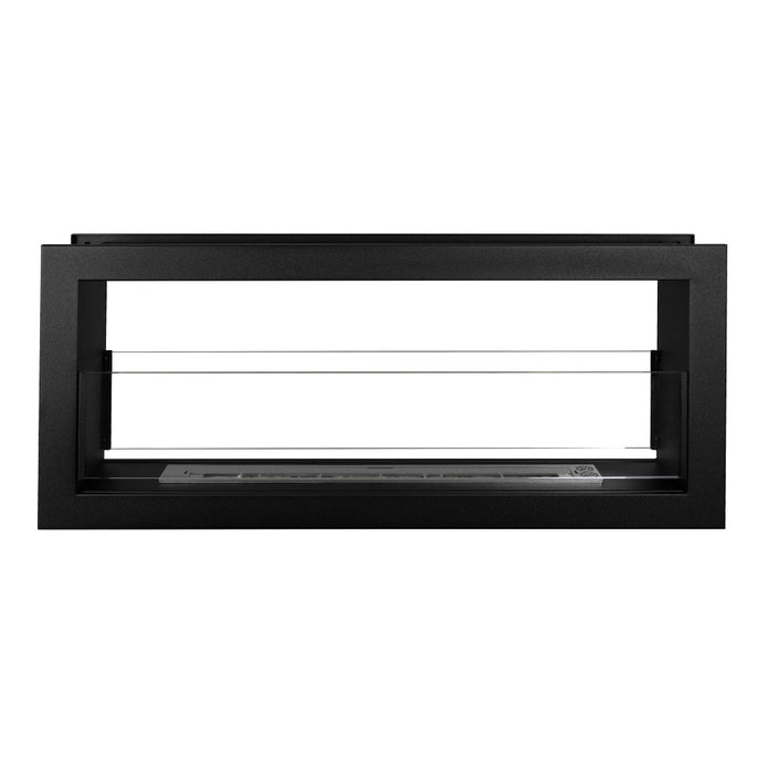 Camino a Bioetanolo da Incasso Bifacciale 90x15,2x40 cm Montefalco 90 Nero 