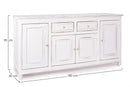 Credenza Colette 4 Ante-2 Cassetti in Legno