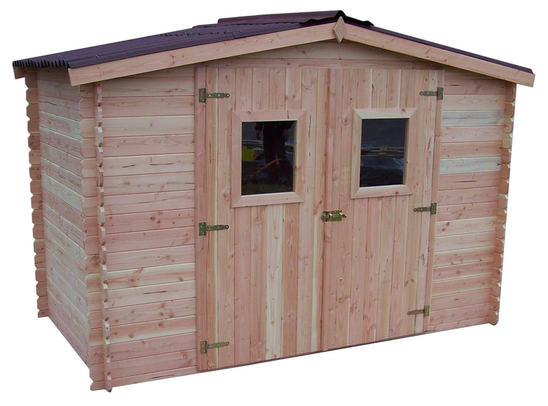 Casetta Box da Giardino 3x1,65 m Senza Pavimento in Legno Douglas 20mm Dalia