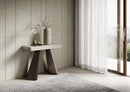 Consolle Allungabile 90-300x40x77 cm Diamante Cashmere Telaio Orso 