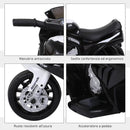 Mini Moto Elettrica per Bambini 6V con Licenza BMW S1000RR Nera