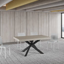 Tavolo Allungabile 160-420x90x77 cm Volantis Cashmere Telaio Antracite 