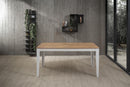 Tavolo Allungabile 130/290x80x76 cm in Melaminico Big Naturale