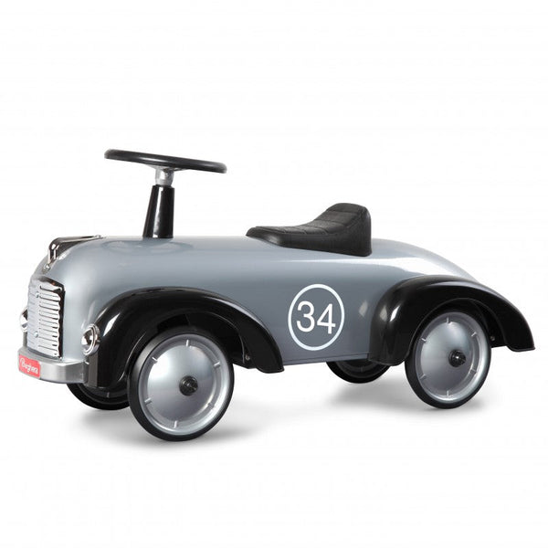 Baghera Speedster Silver Vintage Rennauto für Kinder sconto