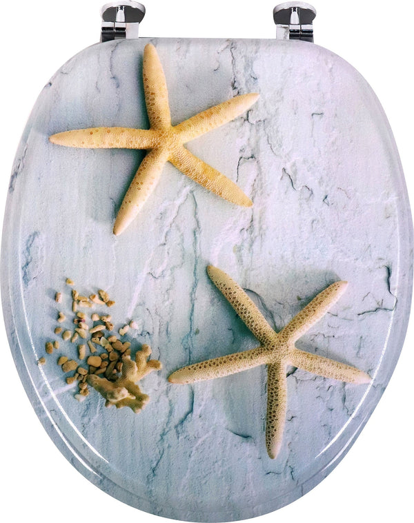 Universal-WC-Sitz 5,5x45x38 cm aus MDF Starfish sconto