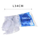 Set 4 Pacchi Neve Artificiale Tipo Cotone 100 Gr 