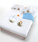 Copripiumino con Stampa sul Sacco e Federe Pesci Acquario