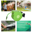 Rullo Avvolgitubo a Parete Portatile con Riavvolgimento Automatico 15 Metri 