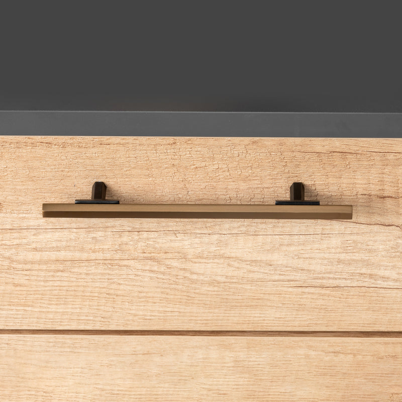 Set 20 Maniglie per Mobili 192 mm in Alluminio Emuca Riad Bronzo