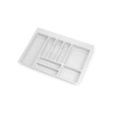 Portaposate Optima Vertex/Concept 500mm (Spalle 16mm) M 700 Plastica Bianca Tecnoplastica Emuca