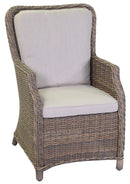 Set da Giardino Tavolo e 6 Sedie in Polyrattan Baltimora