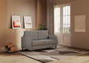 Divano 2 Posti 158x85x85 cm Karay in Tessuto Grigio