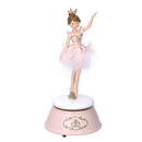 Carillon in Resina ballerina rosa cm 10,5x10,5xh22,5 Seconda Scelta