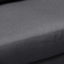 Divano 3 Posti 181x79x84 cm in Tessuto Grigio Scuro