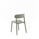 Set 4 Sedie 48x52xH77,5 cm in Polipropilene Cindy Grigio chiaro