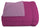 Doubleface Winterdecke 300gr Flieder/Fuxia