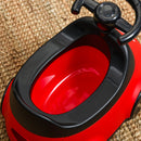 Vasino per Bambini 40x27,5x29,1 cm Macchina con Volante e Vaschetta Rimovibile Rosso