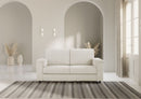 Divano 2 Posti 148x85x85 cm Marrak in Tessuto Latte