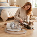 Kit Toelettatura Cani e Gatti 5 in 1 con Aspirapolvere 10 kPa Tosatrice Spazzola 2,5 L e 3 Velocità in ABS      