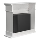 Camino a Bioetanolo da Pavimento 110x37x102 cm Cambridge Bianco