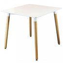 Tavolo Lione 80x80x75 h cm in Legno Bianco