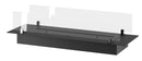 Bruciatore a Bioetanolo da Incasso 100x32x15 cm Insert Slim 1000 Nero con Vetro