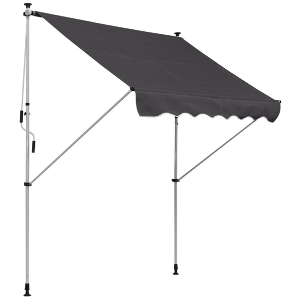 Rollmarkise 2x1,5m Grau sconto