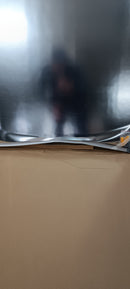 Lavagna per Ufficio Magnetica 200x100 cm in Alluminio Silver Seconda Scelta