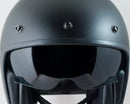 Casco Jet per Scooter CGM Porto Mono 177A Nero Opaco Varie Misure